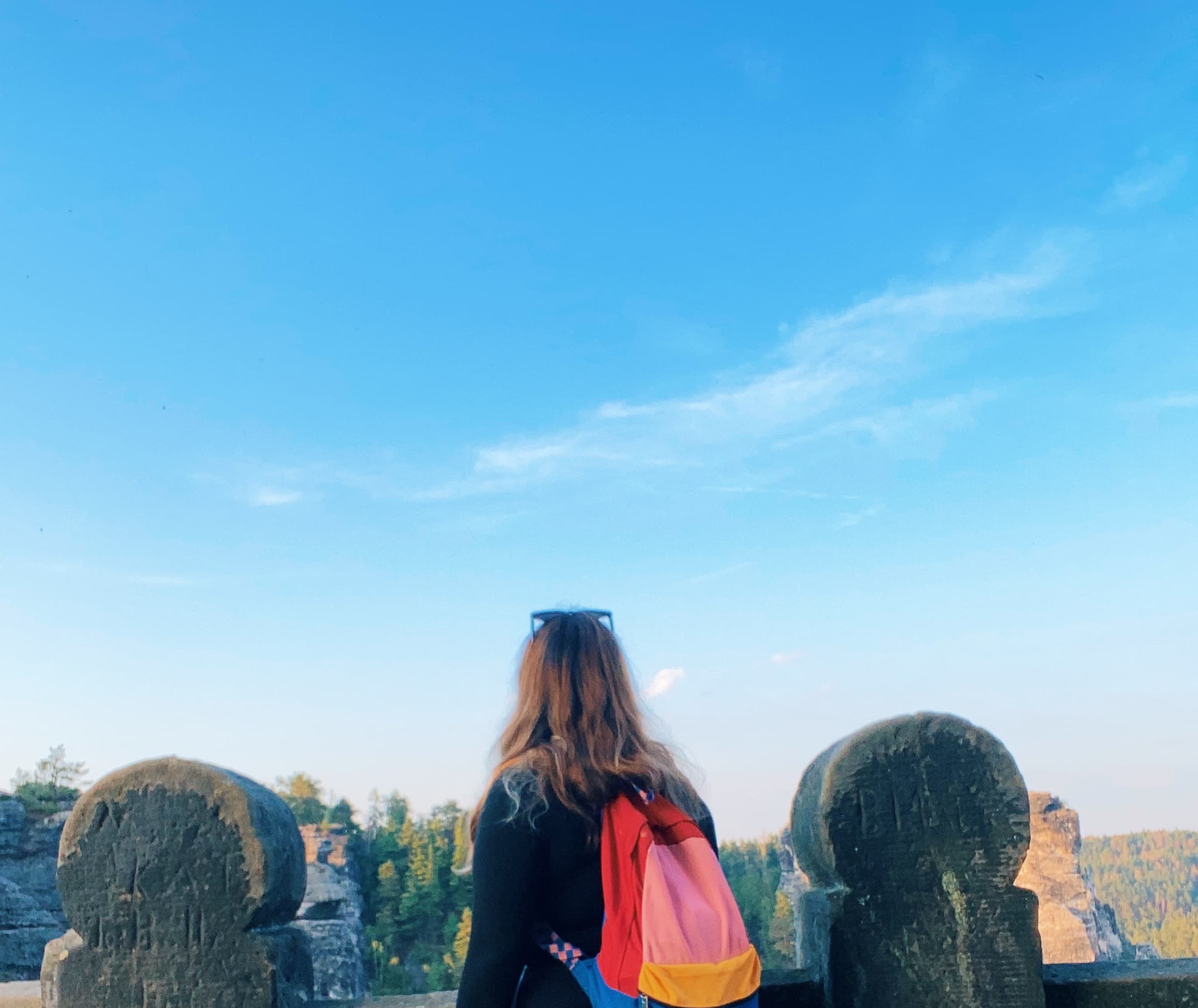 Valeria Jiménez traveling